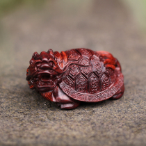 Fuyunchang Indian leaflet rosewood wood handmade Fushou dragon turtle hand handle Carry-on toy Wun play pendant