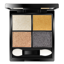 Pepe bright eyes four-color eye shadow plate eye nude makeup earth-colored pearl smoke makeup multi-color non-matte