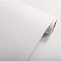 Thickened pvc white wall paper pure colour self-adhesive waterproof wall Ugly Pure White Sticker Background Kindergarten same-day sticker
