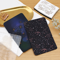 Hand account creative transparent seal liner constellation hand account Mat high fine cover seal mate hand remnant party artifact