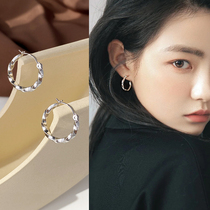 Hoop earrings female 2021 new fashion summer earrings temperament advanced earrings design feel ear ornaments