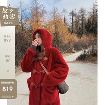 CC fur North Shadow School Flower young new cashmere lamb coat Haining fur fur coat women