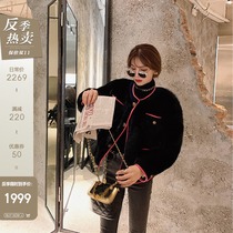 CC fur Korean drama female PD imported Tuscan fur coat female young short winter