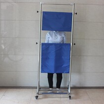 X Light Ray Protection Lifting Wire Lead Screen Curtain Patient Chest Sheet Radiation-Resistant Suspended Stainless Steel Bezel