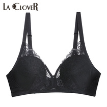LACLOVER Large Cup Series Sexy Lace Flower 3 4 Rimless thin cup bra LC17DR1
