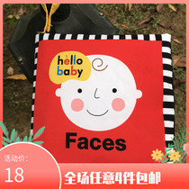 Exported cloth book know happy happy sad sad angry my expression cant tear big book can bite not lose hair can hang