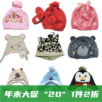 20 Spotted American brand male and female baby boys and girls knitted caps in winter