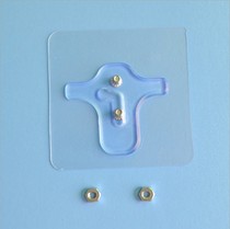 New seamless paste nail hole free mounting pendant hanger nail free load bearing paste type double screw