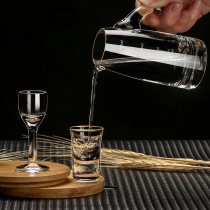 White Wine Cup Suit Home Crystal Glass Sub winemaker Little Wine Glass Mouthwash Cup Chinese Creative Wine 6 only