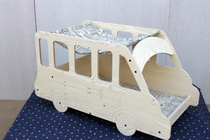 AICC Wooden Dog Dog Dong Pet Double-deck Furniture Hampddog Sleeping Bed Cat Toy Network Red Season