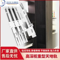 High-deep and heavy-duty world taxi wardrobe wine cabinet door twitch up and down mute boni buffer plus thicker bottom guide