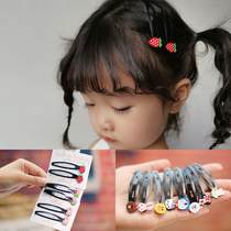 Childrens fun childrens jewelry girl cartoon black word clip baby bangs hairclip little girl bbclip head jewelry