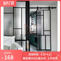 Two-grid double-sided embossed three-dimensional art manufacturers can be customized doors and windows bathroom screen partition-can be tempered