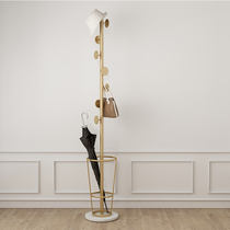 Nordic entrance door hanger creative hotel umbrella stand post-modern minimalist light luxury floor coat rack umbrella stand