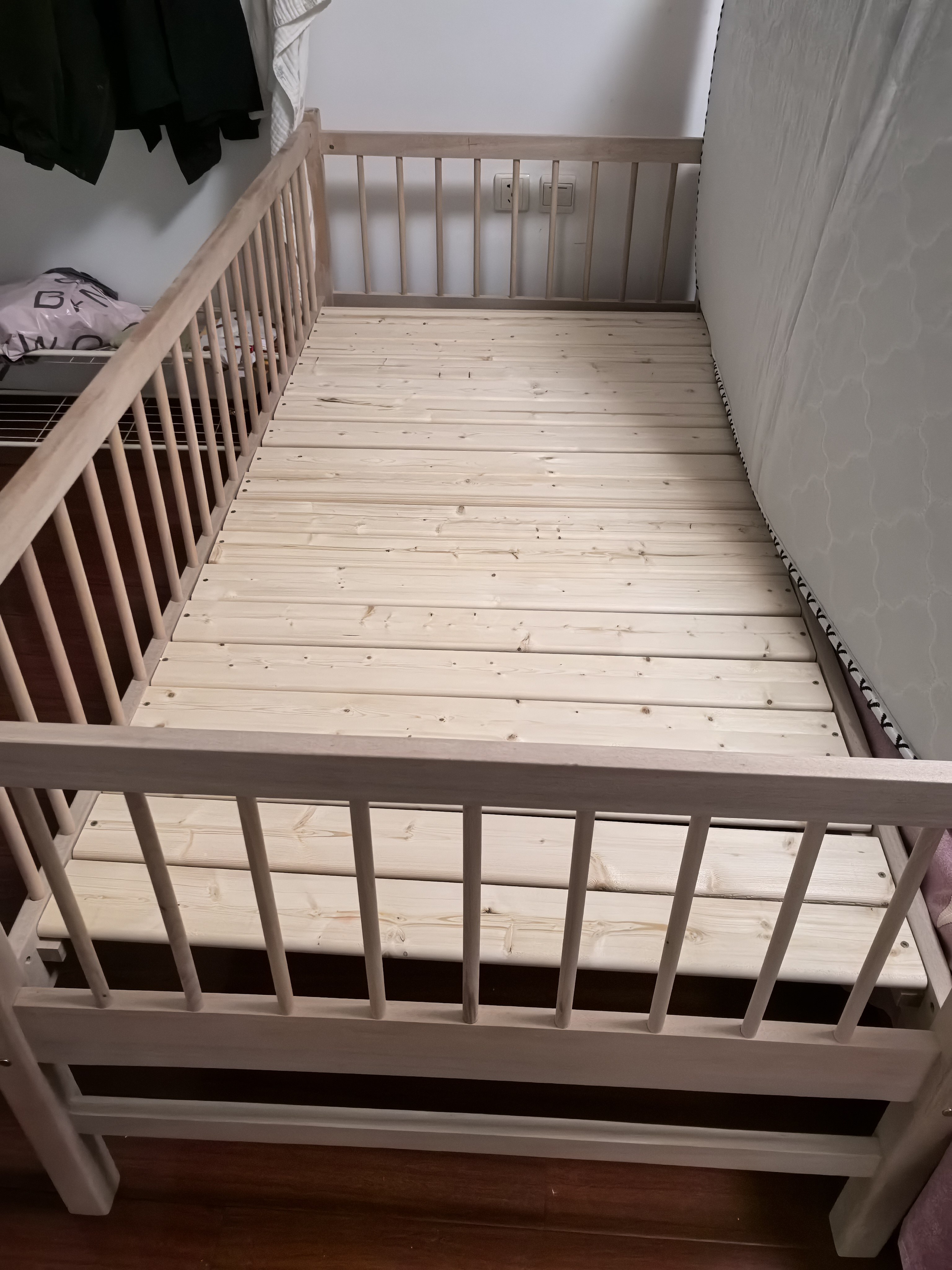 实木儿童床拼接床婴儿床无缝拼接大床神器男女孩床边加宽床单人床