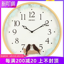 seiko Seiko watch Light luxury Nordic art silent simple household living room modern creative fashion wall clock