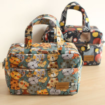 Korean fabric waterproof oxford cloth insulation cat cat dog insulation cold lunch box bag Bento bag