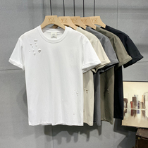 2023 Summer Trend Breakthrough Short Sleeve T - shirts mens day is casual pure color half sleeve shirt masterpiece coat