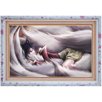 Boutique New Precision Printed LOL Hero League Nine Tail Shea Fox Cross Embroidered Embroidery Kit Delivery Tool