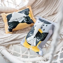 Cartoon drawing paper towel set of cute creative paper towel set of cloth art paper towels towels cover toilet pumping paper towel cover