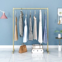 In the bedroom clothes artifact net red hangers no space hanging horizontal drying racks shelves against the wall good things