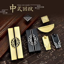 Factory direct sales Chinese-style zinc alloy handle Cabinet drawer cabinet door handle Black furniture hardware new Chinese handle
