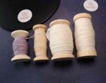 mango Temari ball spool wooden I-shaped spool