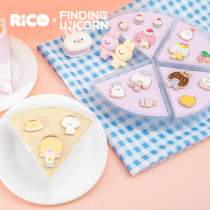 Park RiCO Lower afternoon Tea Badge Blind box Perimeter Cute Metal Commemorative Brooch Pendant Decoration Gift