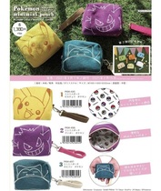 MarimoCraft Pokémon Mini Coin Purse mini Pikachu Geng ghost Kabi Beast small hand canvas bag