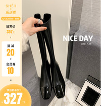 Sheii Suinin Desire City ~ Leather head plus high boots in the winter boots knight boots