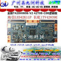 New T420HW06 V2 CTRL BD 42T08-C00 original Changhong ITV42839E logic board