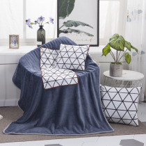 Winter car pillow quilt dual-purpose two-in-one foldable office nap air conditioner is thickened cushion in the car