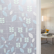 Electrostatic glue-free sunscreen window bathroom sliding door translucent opaque bathroom frosted glue-free glass film sticker