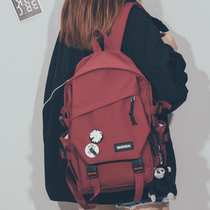 ins style schoolbag female Korean version of Harajuku ulzzang high school junior high school students Mori fashion trend high face value backpack