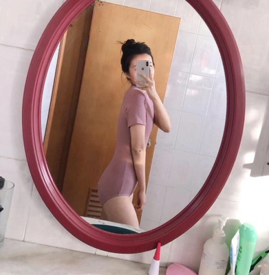 喜欢这个连体，能遮肉这个才是最需要的，看上去很修身