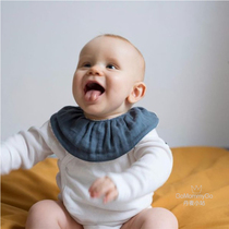 1 15% off Danish Fabelab baby soft organic cotton saliva towel cute round bib