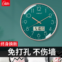 Kangbas wall clock living room clock Nordic creative modern simple hanging watch clock Wall fashion quartz clock home