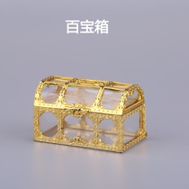 Transparent Baobelbox Hide Treasure Chest cake Baking Fun Party Candy Box Cake Baking Decorations