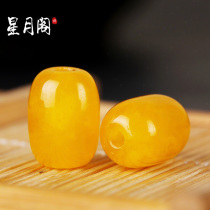 Boutique Yellow Jade Medullary Agate Septico Pearl Top Beaded Pearl Hand Strings Foverest Pearl Moon White Jade Bodhi Accessories