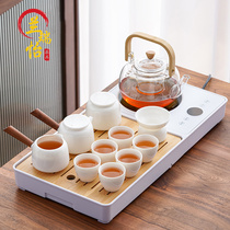 LAREEY fully automatic kung fu tea set high-end houseboiler teapot teapot tea plate complete set