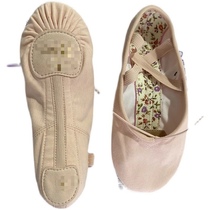 Australian Single Pink Canvas Lace Broken Flower Support Bar Ballet Shoes Adults Dance Practice Shoes