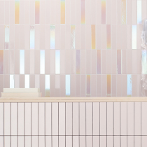 Electric Ferry Phantom Pink pink small white brick Nordic Kitchen Bathroom Wall Tile Toilet Bar Counter Background Wall Tiles