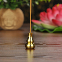 Fragrance Tray Fragrance Cord Sandalwood Incense Brass Gourd Clip Holder Copper Socket