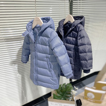 Sensense Chenchen Mothers childrens clothing baby mid-length down jacket Winter childrens light down jacket 1-6 years old jacket