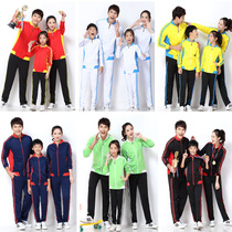 Autumn new long sleeve sweater mens sports suit female Leisure stand student school uniform table tennis suit badminton suit