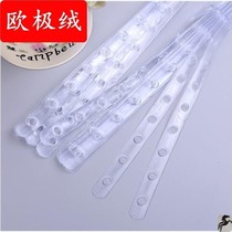 Clothing store hanging clothes link plastic pants and transparent childrens clothes with hook hanging