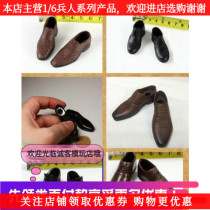 1 6 Mens shoes Mens shoes Men with leather shoes Model 12 inch People Occasional Soldier Accessories Leather Shoes multiple