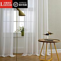 LXRXDD Light Luxury Nordic Light Transparent Opium Windows Bedroom Drop Windows Living Room Customized Cable