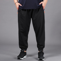 Fat Fat Fat Fat Big Pin Pin Young Bowl Bowl Pocket with zipper tide and loose 200 pounds of leisure trousers