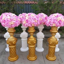New wedding road lead European inlaid road guide Roman column road guide opening ceremony road lead wedding props